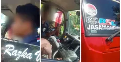 Ttruk yang dicurigai mengangkut bahan bakar minyak (BBM) jenis Solar untuk kebutuhan tambang emas ilegal. (Sumber: Istimewa)
