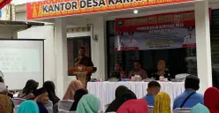 Desa Karang Dapo, Kecamatan Peninjauan, Kabupaten OKU, membentuk koperasi merah putih (Sumber: Istimewa)