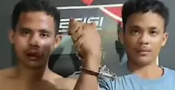 Bagas Wahyuda dan Bagus Wahyudi, dua saudara kembar yang terlibat tindak kriminal pencurian mobil tangki pemadam kebakaran. (Sumber: Istimewa)