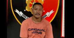 Pria di Musi Rawas, Edo Julian, memukul kepala temannya dengan botol miras. (Sumber: Istimewa)
