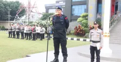 Apel pagi di Markas Polda Sumsel, Senin (13/10/2025). (Sumber: Istimewa)