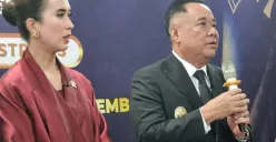 Wakil Gubernur Sumsel Cik Ujang bersama Menteri Pariwisata Widiyanti Putri Wardhana, Rabu (15/10/202. (Sumber: Istimewa)