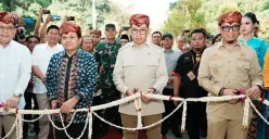 Peresmian Museum Situs Gua Harimau, simbol pelestarian warisan budaya prasejarah Indonesia di Kabupaten Ogan Komering Ulu, Sumsel. (Sumber: Istimewa)