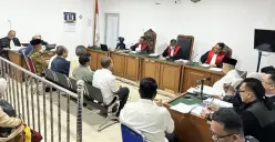 Persidangan kasus dugaan korupsi proyek Pasar Cinde Palembang dengan skema Bangun Guna Serah (BGS) kembali digelar di PN Palembang. (Sumber: Istimewa)