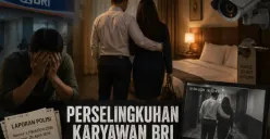 Ilustrasi perselingkuhan karyawan Bank BRI (Sumber: sumsel.co/AI)