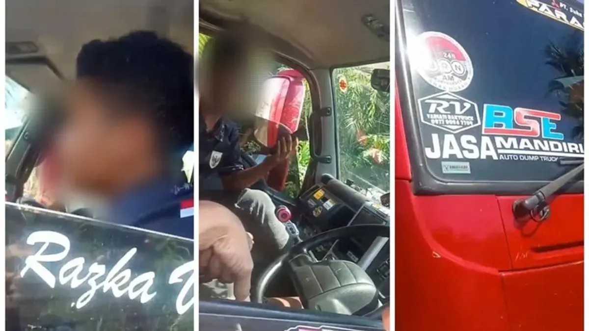Ttruk yang dicurigai mengangkut bahan bakar minyak (BBM) jenis Solar untuk kebutuhan tambang emas ilegal. (Sumber: Istimewa)