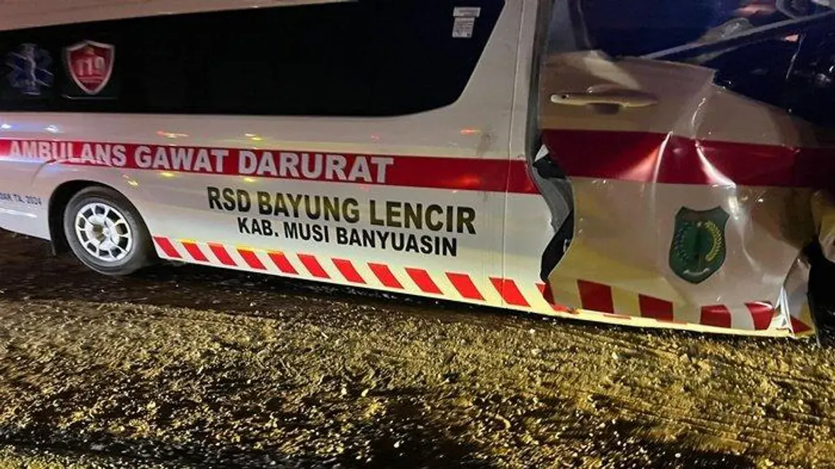 Kecelakaan di Banyuasin (Sumber: Istimewa)