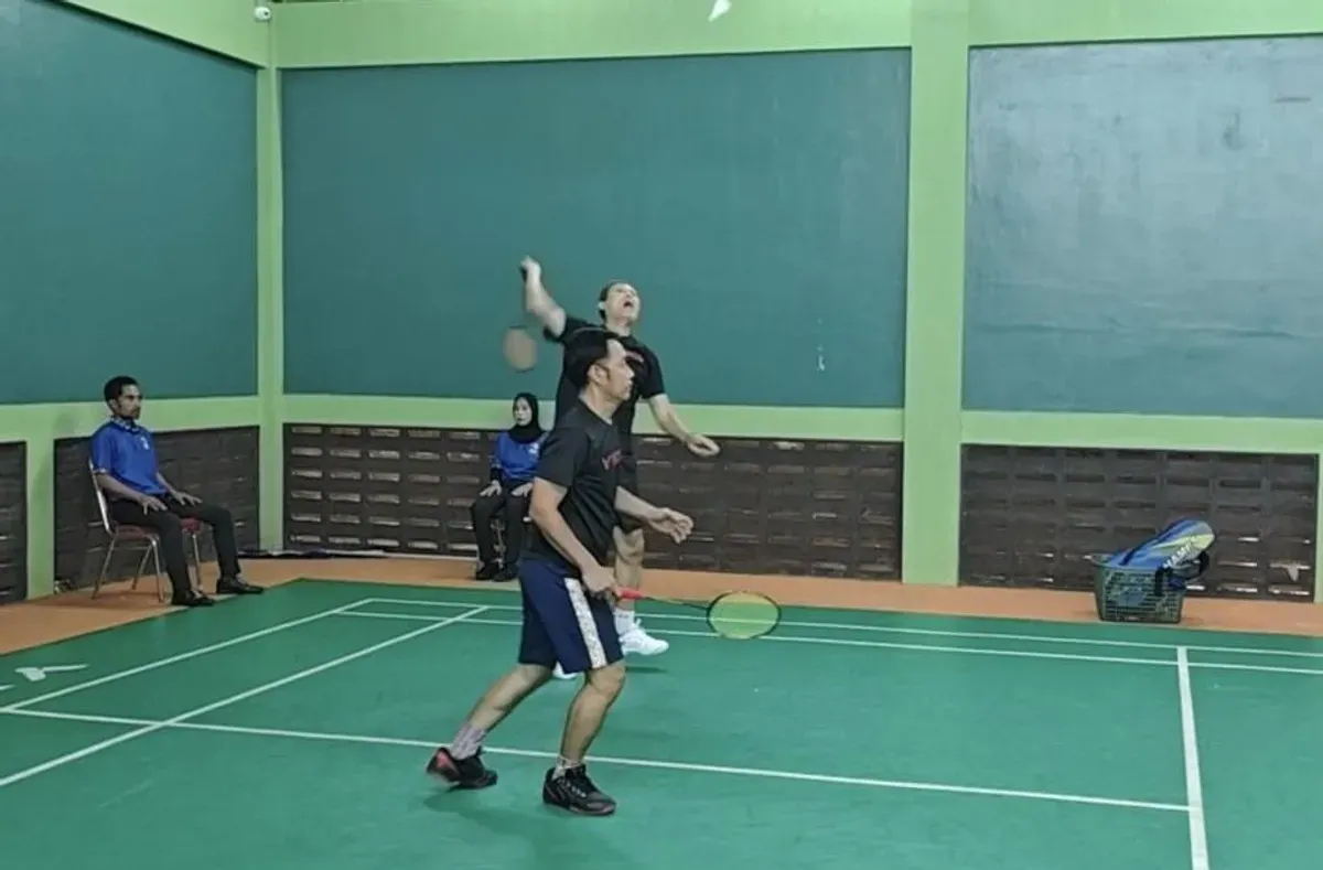 Tim Bulu Tangkis Korpri Sumsel takhlukan tim dari DKI Jakarta (Sumber: Istimewa)