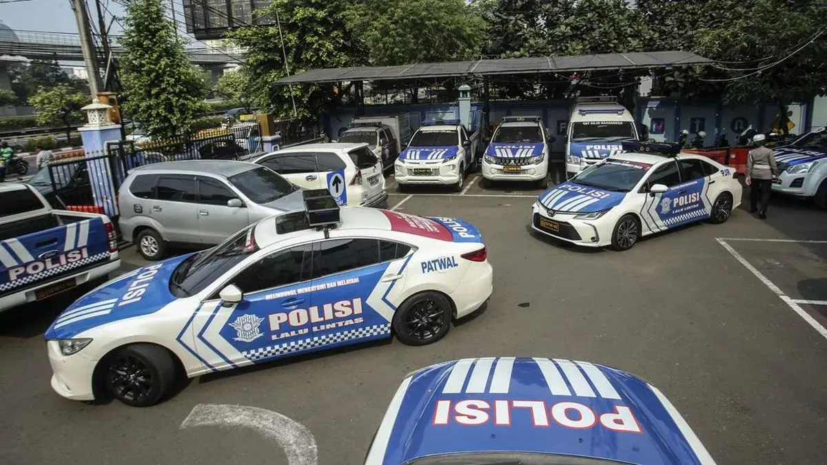 Mobil Patwal Polisi (Sumber: Istimewa)
