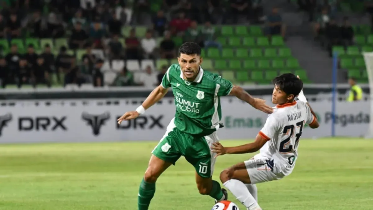 PSMS raih kemenangan perdana usah kalahkan Sumsel United, Minggu. (Sumber: Istimewa)