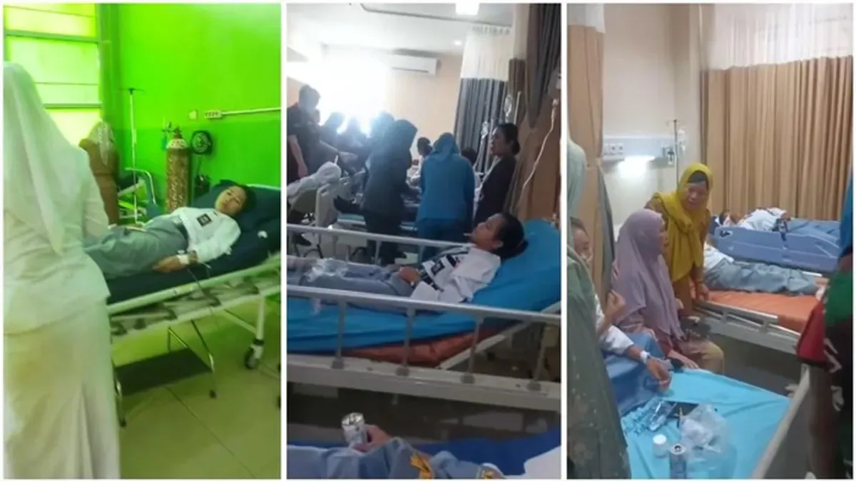 Korban keracunan Makan Bergizi Gratis (Sumber: Istimewa)
